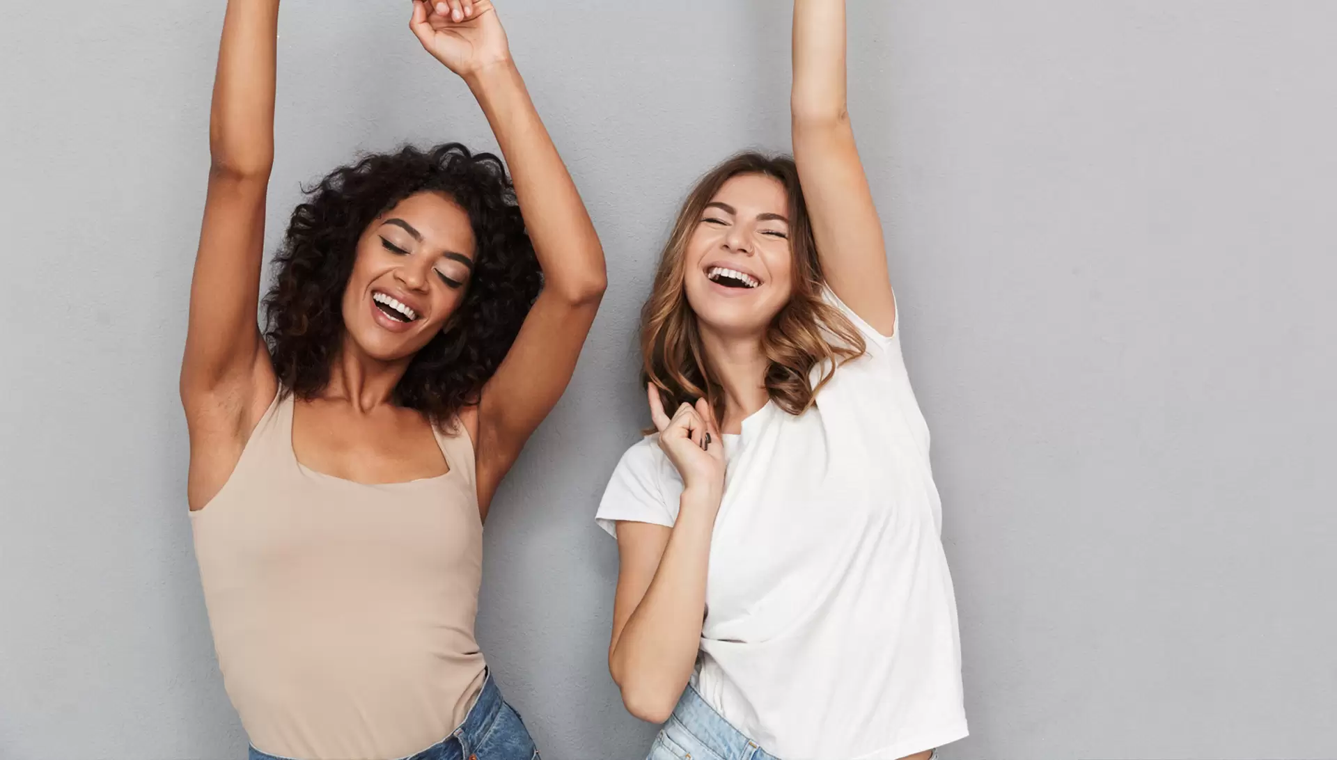 Women's Health: Two women happy