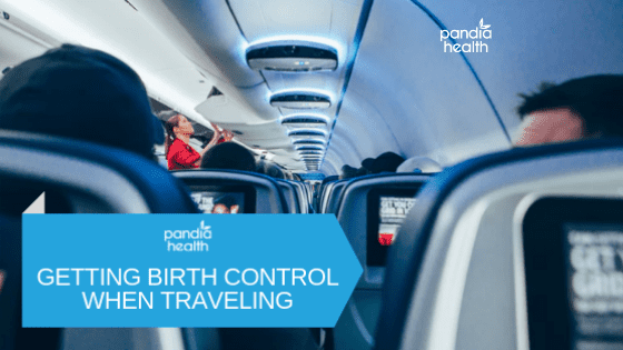 Flight attendant closing overhead compartment on plane