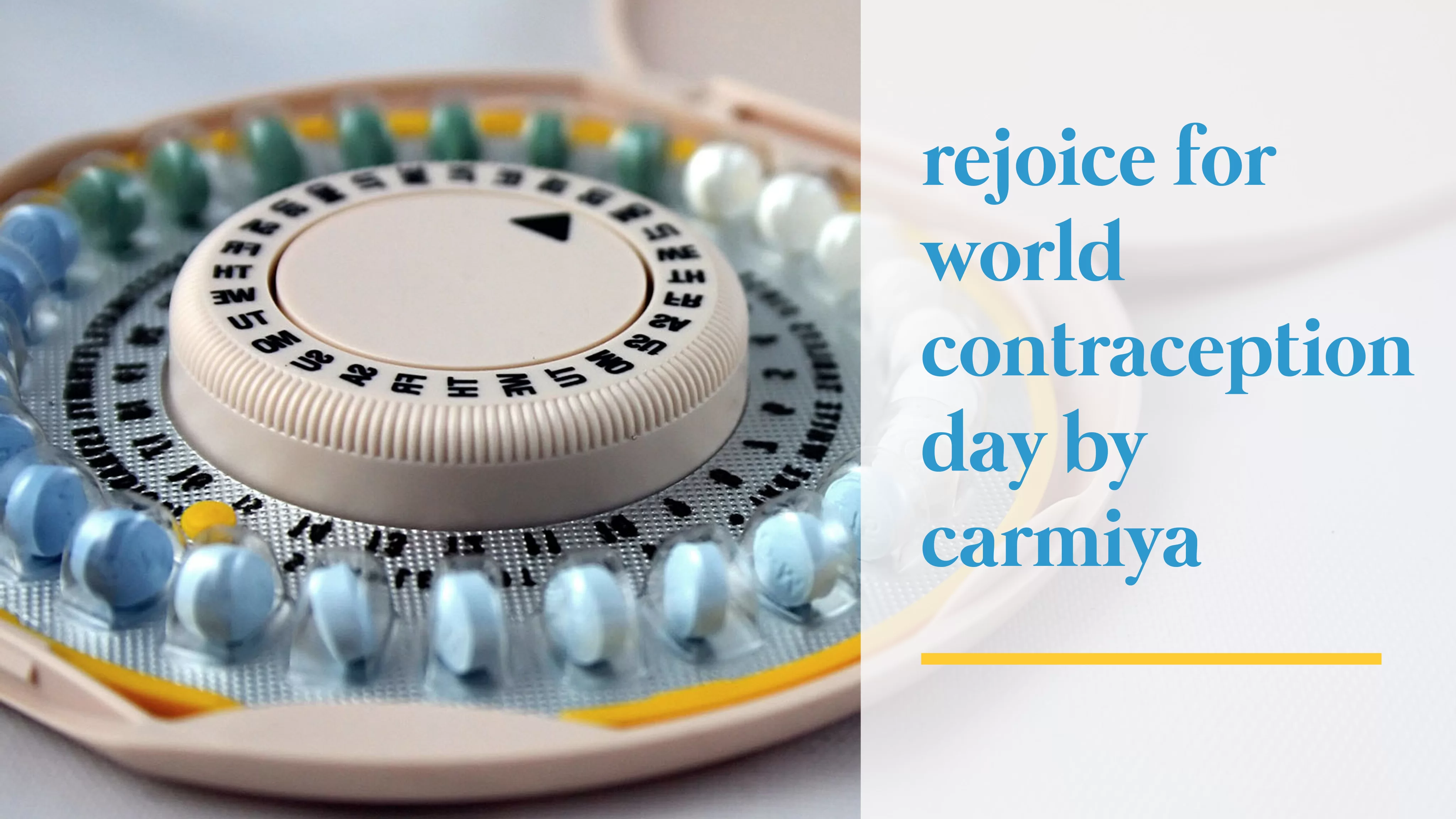 circular birth control pill pack