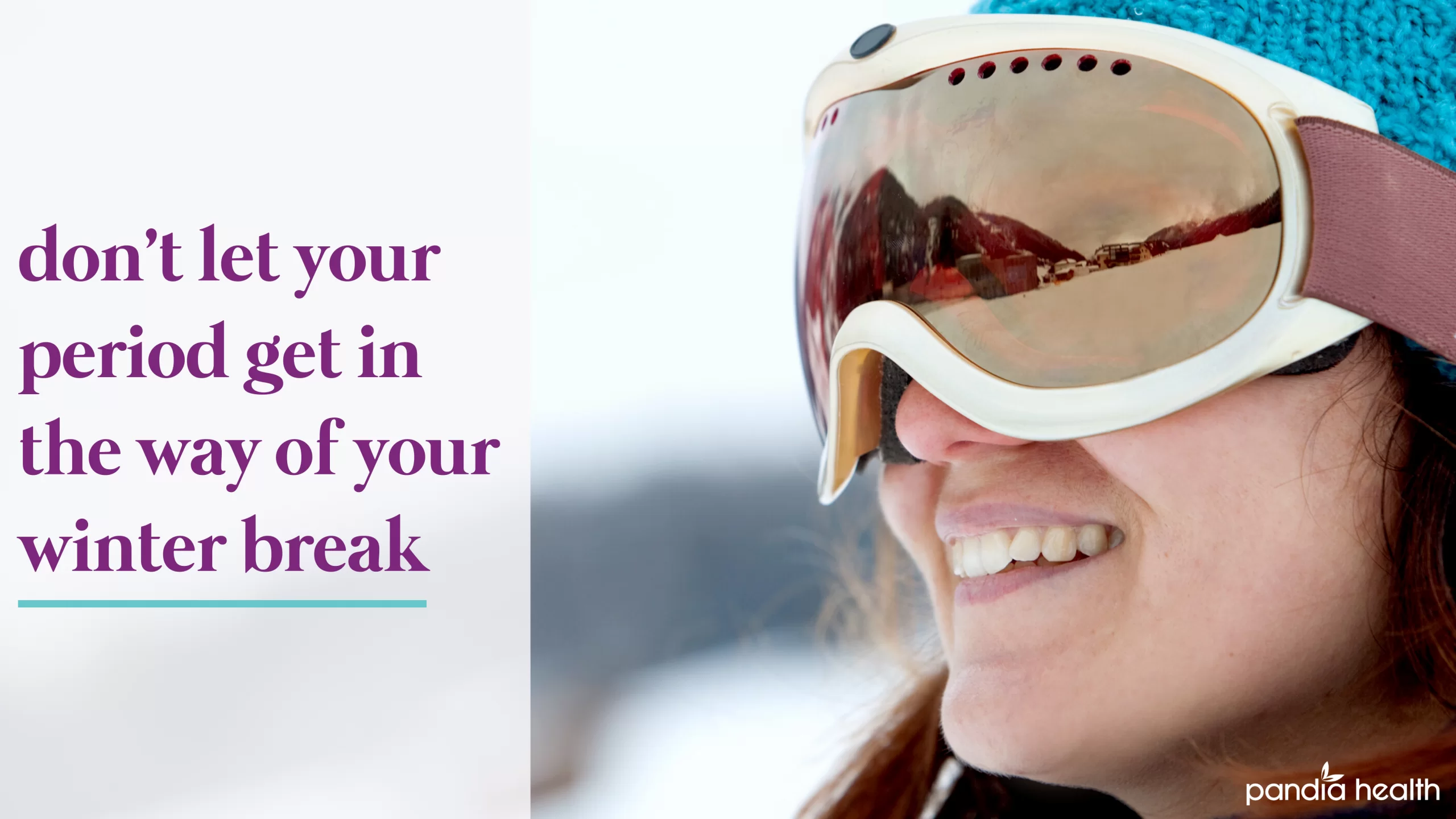 girl wearing a ski mask smiling