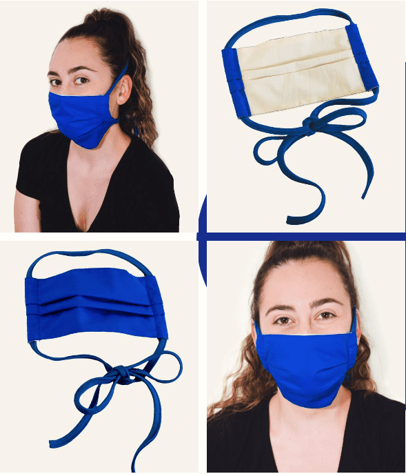 blue face mask