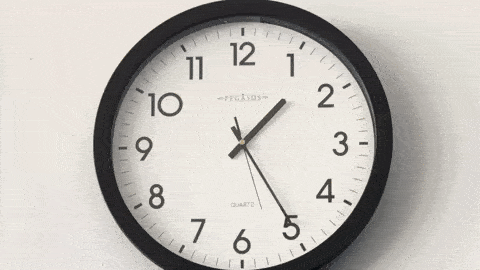 Clock Showing Time