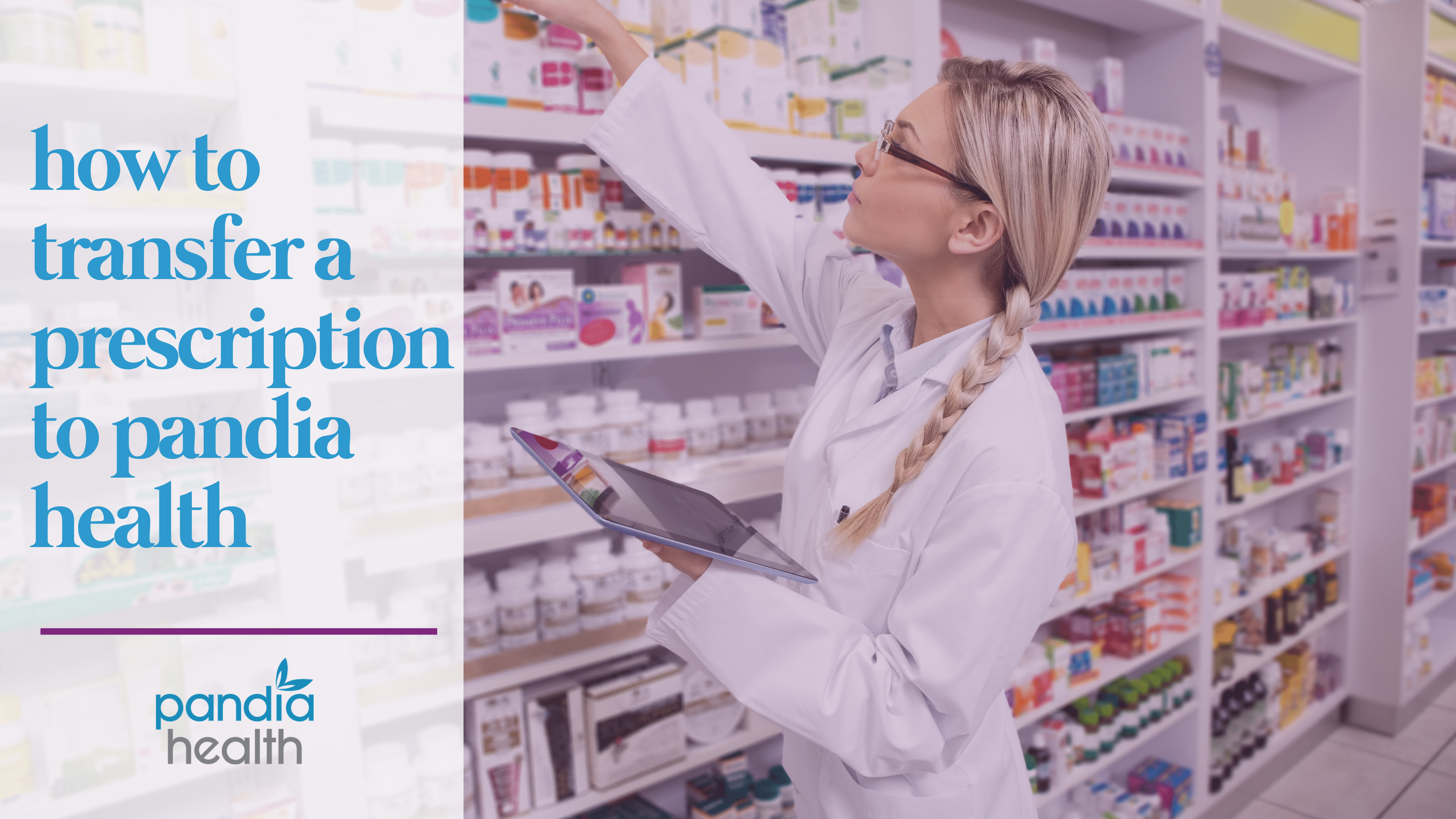 pharmacist holding a clipboard and restocking prescription shelf