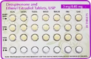 Drospirenone Ethinyl Estradiol Birth Control Pills (3mg/0.02mg)