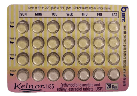 Kelnor 1/35 Birth Control Pills