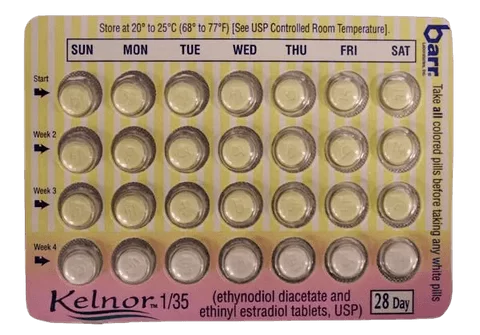 Kelnor birth control pills