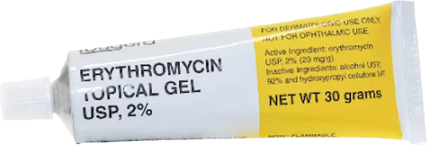 Erythromycin gel
