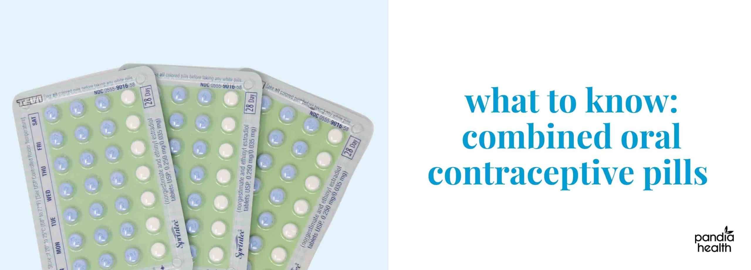 Combined oral contraceptive pills