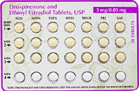 Drospirenone Ethinyl Estradiol Birth Control Pills (3mg/0.03mg)