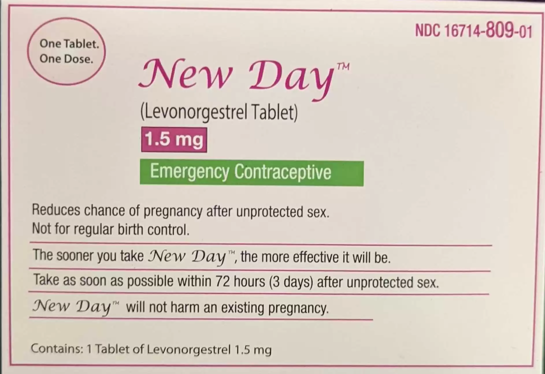 New Day Emergency Contraception