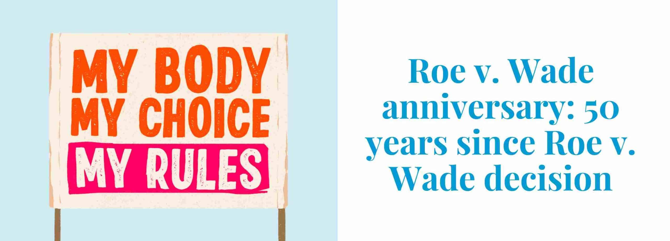 What would’ve been Roe V Wade Anniversary: 50 Years Since Roe V Wade Decision