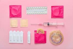 birth control pill, patch, shot, condom