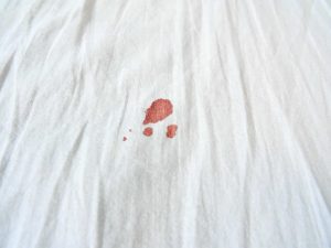 blood spot in bed