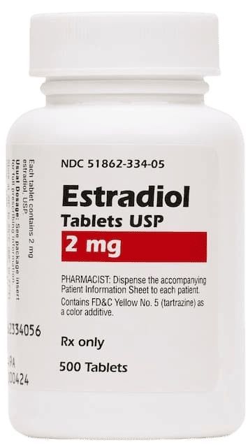 Estradiol tablets USP 2 mg