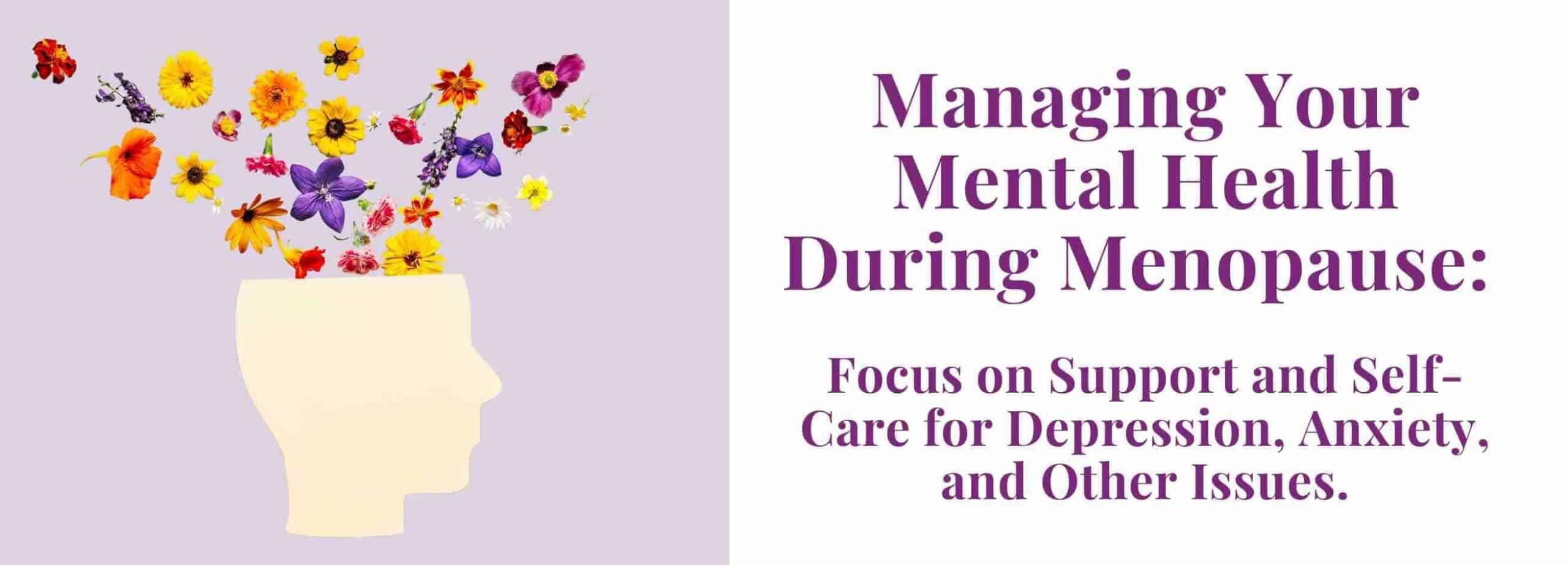 Managing Your Mental Health During Menopause: Focus on Support and Self-Care for Depression, Anxiety, and Other Issues.